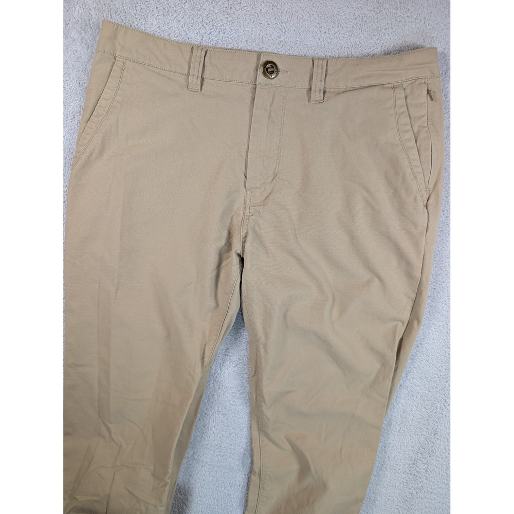 Roark Porter Chino Pants Mens 33 Khaki Tan‎ Slim Fit